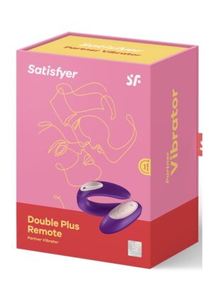 Double Plus Remote Partner Vibrator - Purple - Afbeelding 2