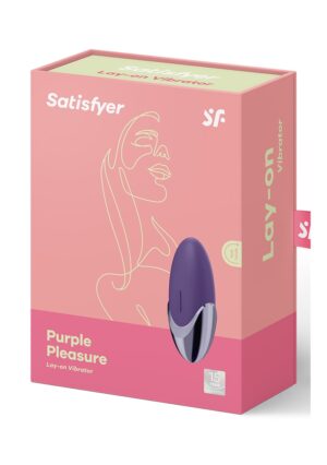 Purple Pleasure Lay-on Vibrator - Purple - Afbeelding 2