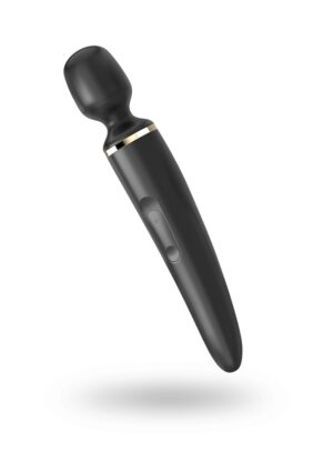 Wand-er Woman Wand Vibrator - Black/Gold - Afbeelding 1