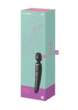 Wand-er Woman Wand Vibrator - Black/Gold - Afbeelding 2