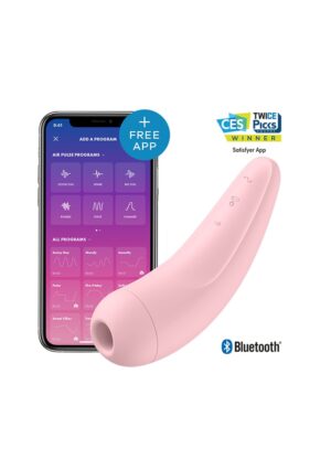 Curvy 2+ Air Pulse Stimulator + Vibration - Pink - Afbeelding 7