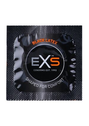 Exs Black Latex Condoms - 100 pack - Afbeelding 2