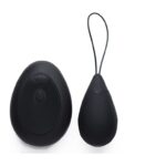 10X Silicone Vibrating Egg - Black