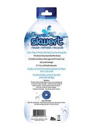 Skwert - 1 Piece Enema - Clear / Black - Afbeelding 4