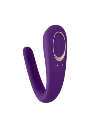 Double Classic Partner Vibrator - Purple - Afbeelding 3