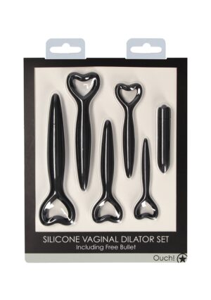 Silicone Vaginal Dilator Set - Black - Afbeelding 2