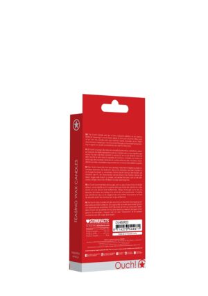 Teasing Wax Candles - Parafin - 4-pack - Red - Afbeelding 3