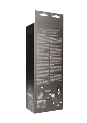 Elite Beginner Pump With PSI Gauge - Black - Afbeelding 3