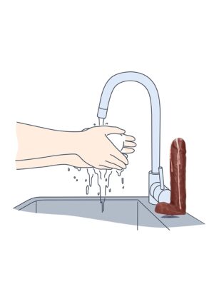 Dicky Soap With Balls - Cum Covered - Black - Afbeelding 7