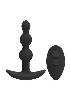 A-Play - SHAKER - Silicone Anal Plug with Remote - Black - Afbeelding 1