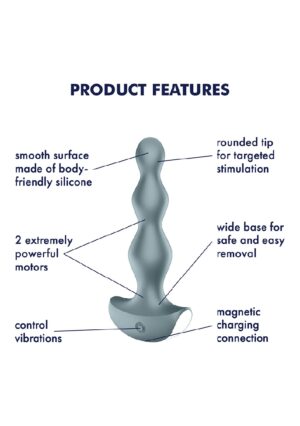 Lolli Plug 2 Vibrator - Grey - Afbeelding 2