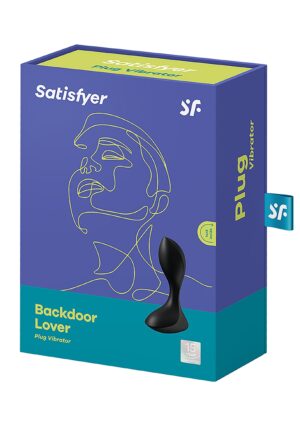 Backdoor Lover Plug Vibrator - Black - Afbeelding 2