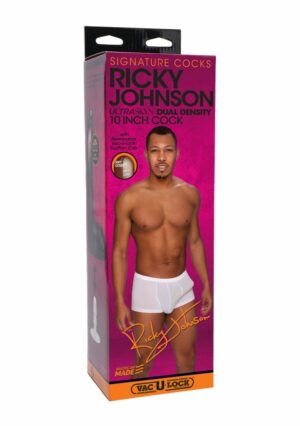 Ricky Johnson 10 Inch ULTRASKYN w Vac-U-Lock - Chocolate - Afbeelding 2