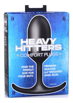 Premium Silicone Weighted Anal Plug - XL - Afbeelding 2
