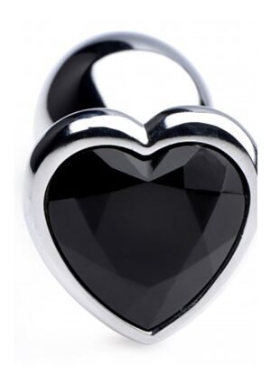 BS Black Heart Gem Anal Plug - Small - Afbeelding 5