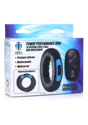 Remote Control 7X Silicone Cock Ring - Afbeelding 2