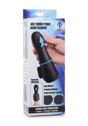 10X Turbo Silicone Penis Head Pleaser - Afbeelding 2