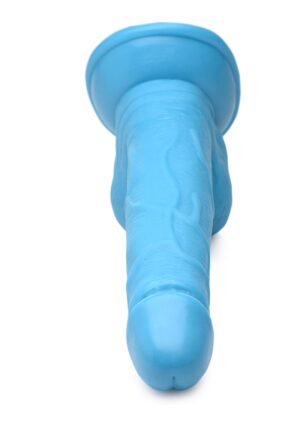 POP 6.5" Dildo with Balls - Blue - Afbeelding 8