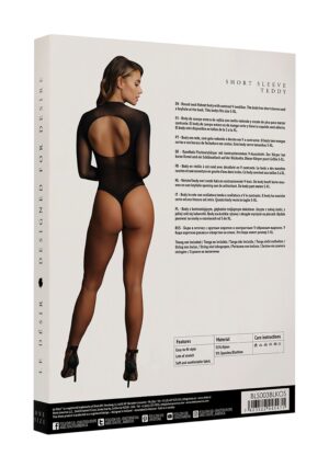 Short sleeve teddy - Black - O/S - Afbeelding 4