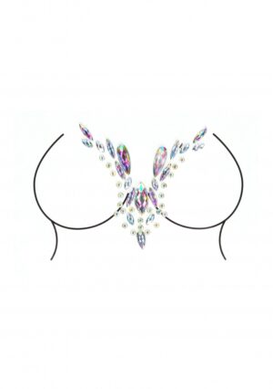 Dazzling Deep-V Cleavage  Bling Sticker - OS - Afbeelding 1