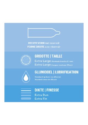 Condoms Nude XL 10st - Afbeelding 3