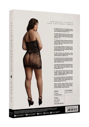 Strapless Mini Dress - Black - OSX - Afbeelding 4