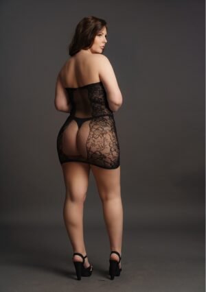 Strapless Mini Dress - Black - OSX - Afbeelding 8