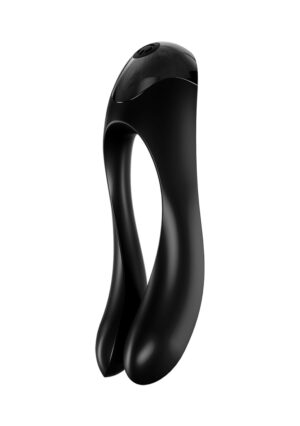 Candy Cane Finger Vibrator - Black - Afbeelding 3