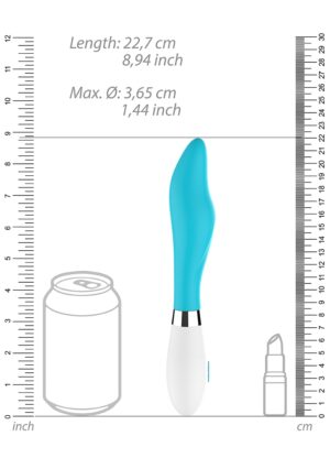 Athamas - Ultra Soft Silicone - 10 Speeds - Turqiose - Afbeelding 5