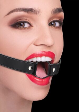 Wrapped O-Ring Gag - Black - Afbeelding 1