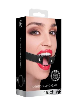 Wrapped O-Ring Gag - Black - Afbeelding 2