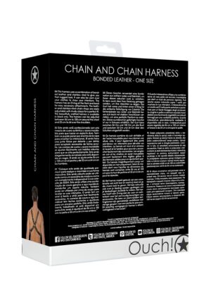 Chain And Chain Harness - One Size - Black - Afbeelding 3