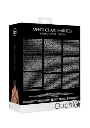 Men's Chain Harness - One Size - Black - Afbeelding 3