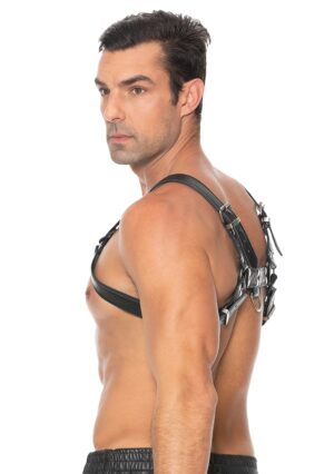 Chest Bulldog Harness - L/XL - Black - - Afbeelding 6