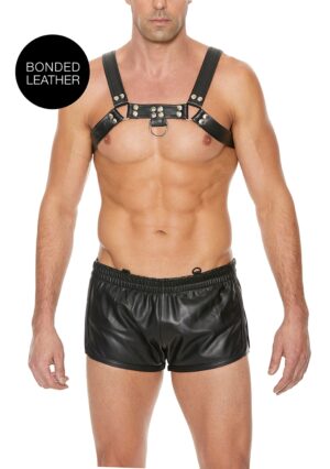 Chest Bulldog Harness - S/M - Black - Afbeelding 1