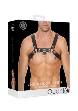 Chest Bulldog Harness - S/M - Black - Afbeelding 2