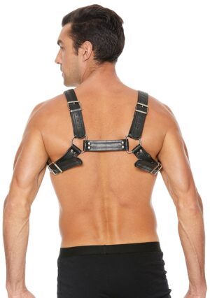 Buckle Bulldog Harness - L/XL - Black Black - Afbeelding 5