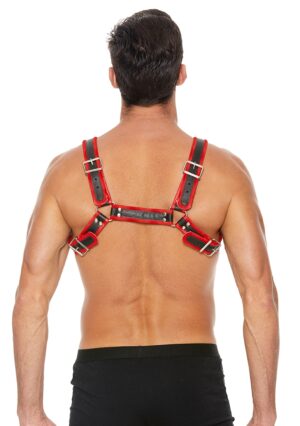 Buckle Bulldog Harness - L/XL - Red - Afbeelding 5