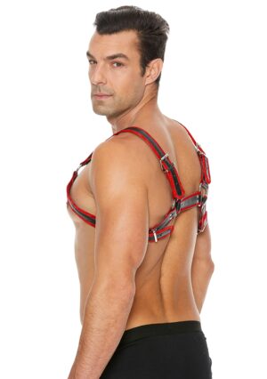 Buckle Bulldog Harness - L/XL - Red - Afbeelding 6