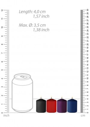 Tease Candles - Mix scent - 4 Pieces - Mix - Afbeelding 4