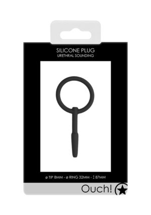 Urethral Sounding - Silicone - Plug Black - Afbeelding 2