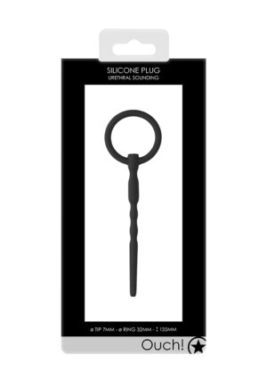 Urethral Sounding - Silicone Plug Black - Afbeelding 2