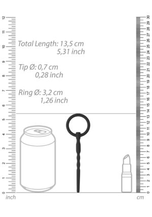 Urethral Sounding - Silicone Plug Black - Afbeelding 3