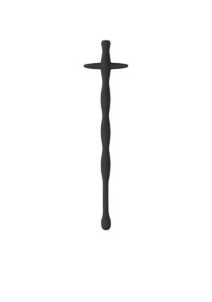 Urethral Sounding - Silicone Cock Pin - Black - Afbeelding 1
