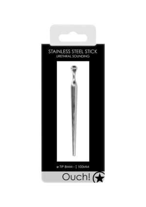 Urethral Sounding - Metal Stick Silver - Afbeelding 2