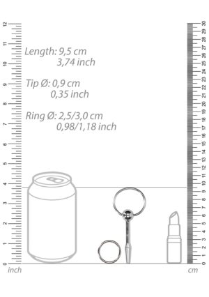 Urethral Sounding - Metal Plug - Silver - Afbeelding 3