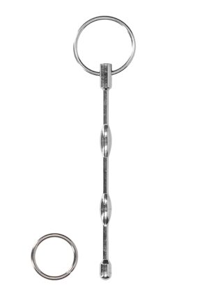 Urethral Sounding - Ribbed Plug With Ring - Afbeelding 1