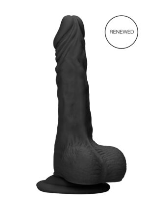 Dong with testicles 8'' - Black - Afbeelding 1