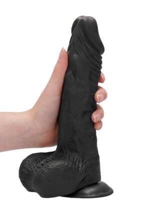 Dong with testicles 9'' - Black - Afbeelding 8