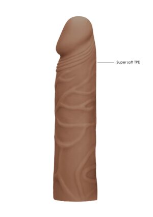 Penis Sleeve 7" - Tan - Afbeelding 3